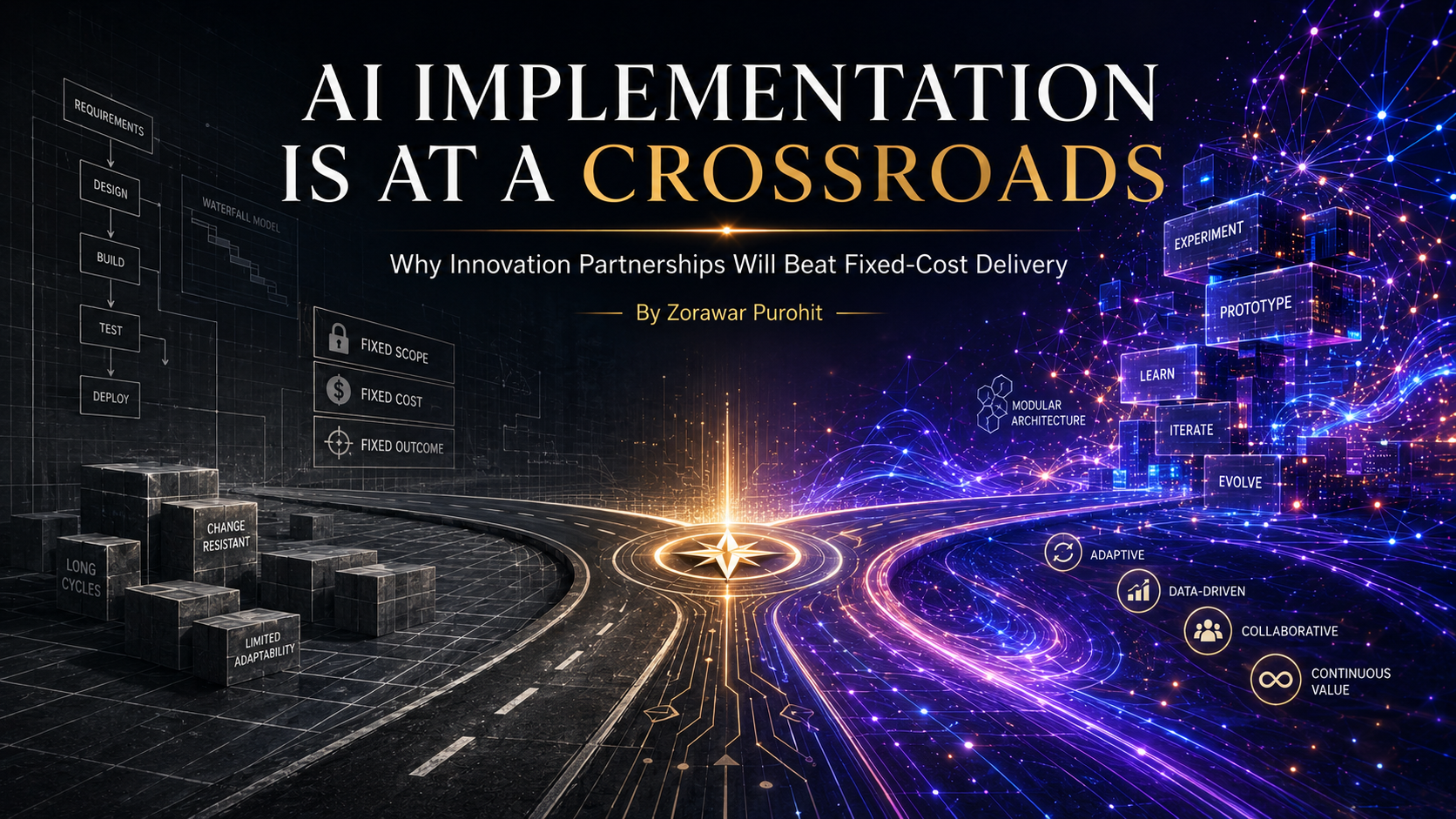 AI Implementation Is At A Crossroads: Why Innovation Partnerships Will Beat Fixed-Cost Delivery