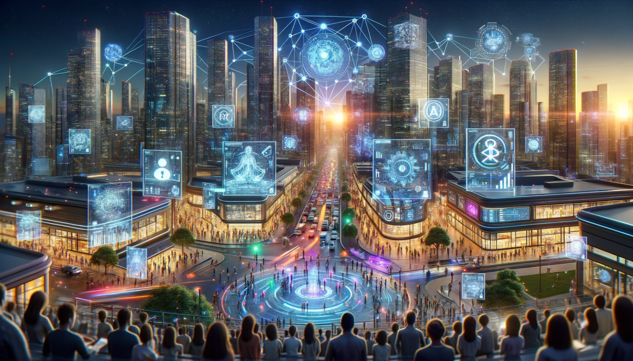 The Convergence of AI and Blockchain: Envisioning a Decade of Innovation and Hope for Humanity